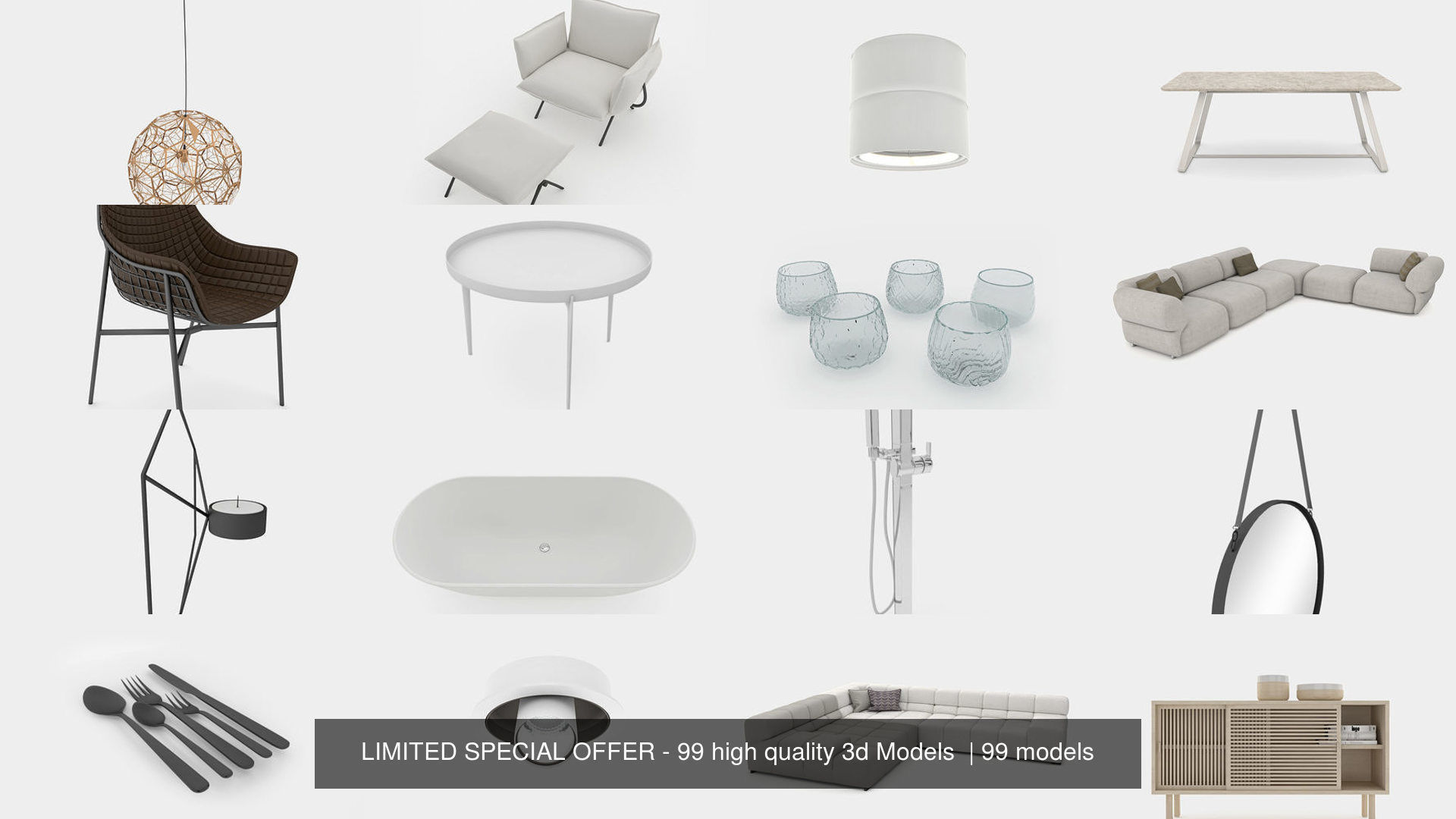 LIMITED SPECIAL OFFER - 99 high quality 3d Models  3D Model Collection_15