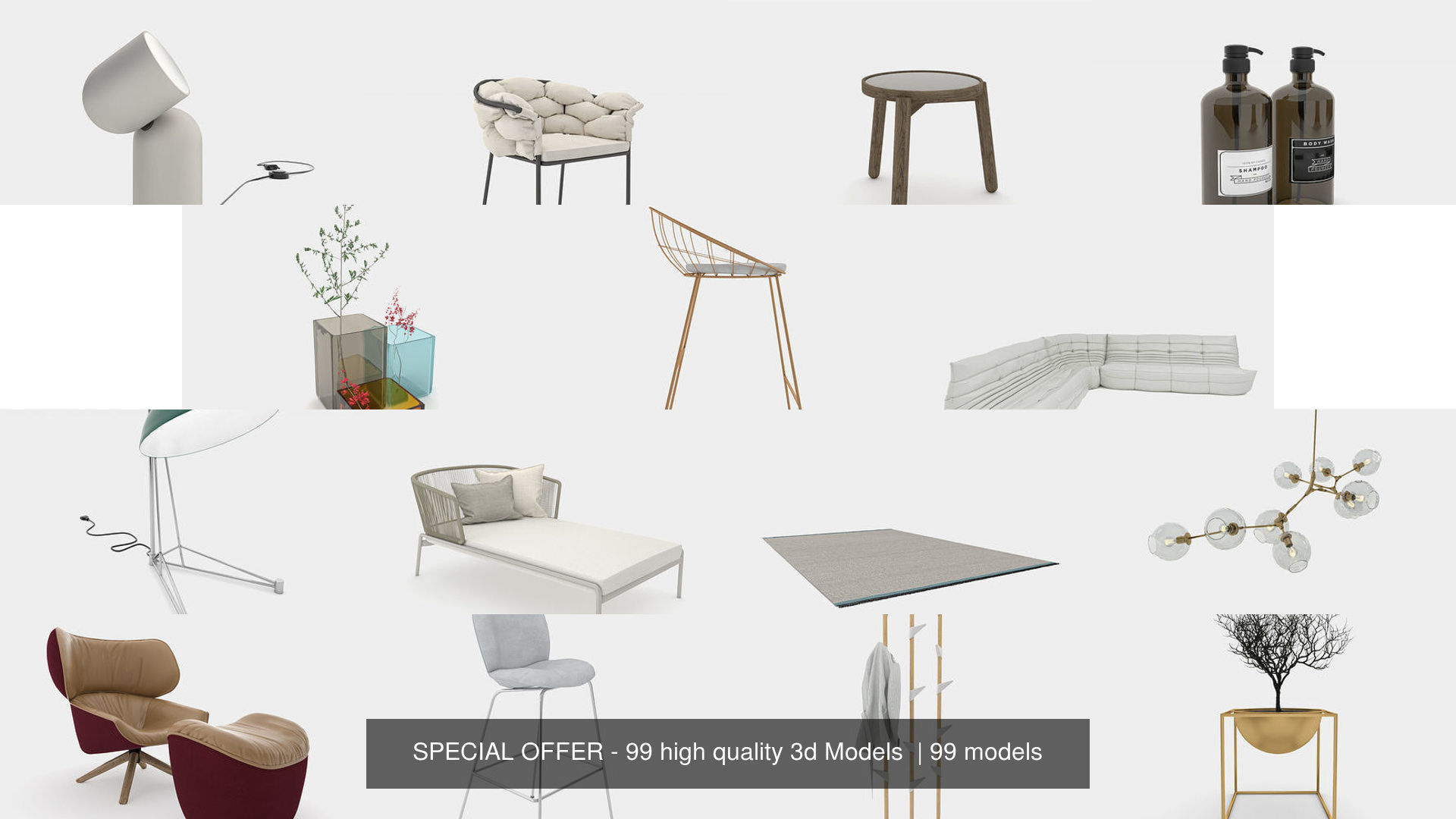 LIMITED SPECIAL OFFER - 99 high quality 3d Models  3D Model Collection_17