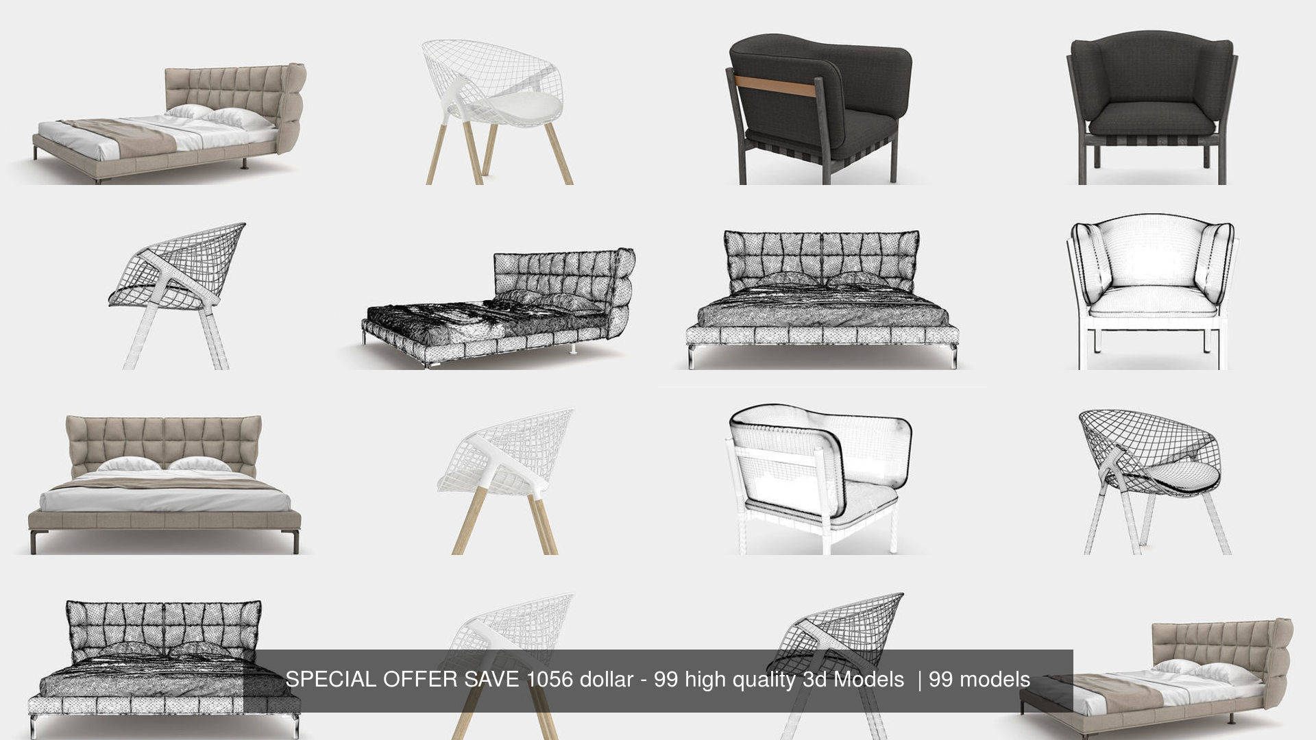 LIMITED SPECIAL OFFER - 99 high quality 3d Models  3D Model Collection_33