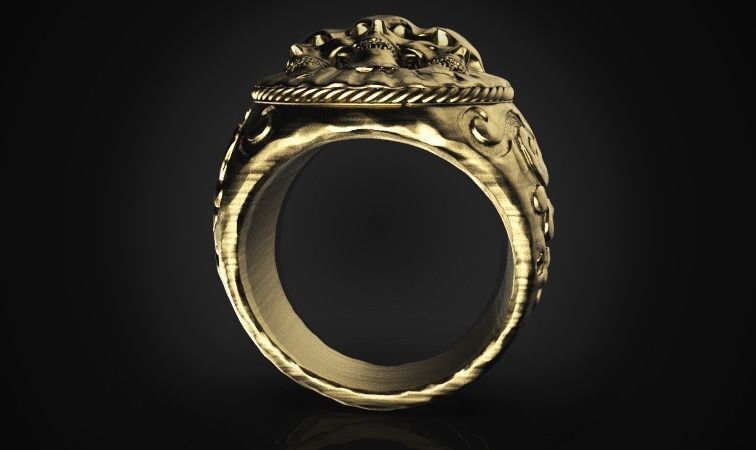 3 Skull ring Free 3D print model_6