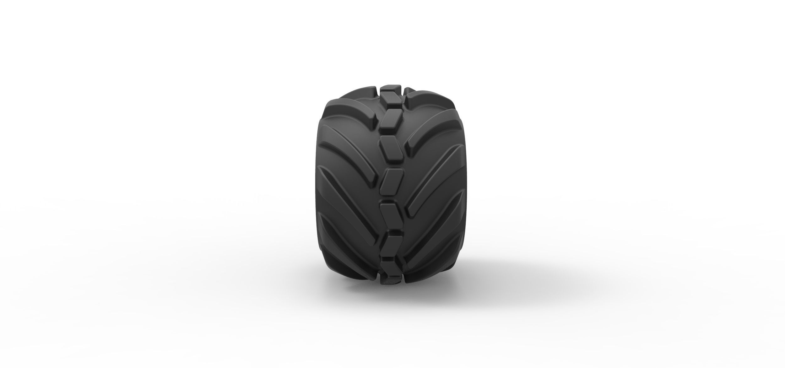 Offroad wheel 16 3D print model_2