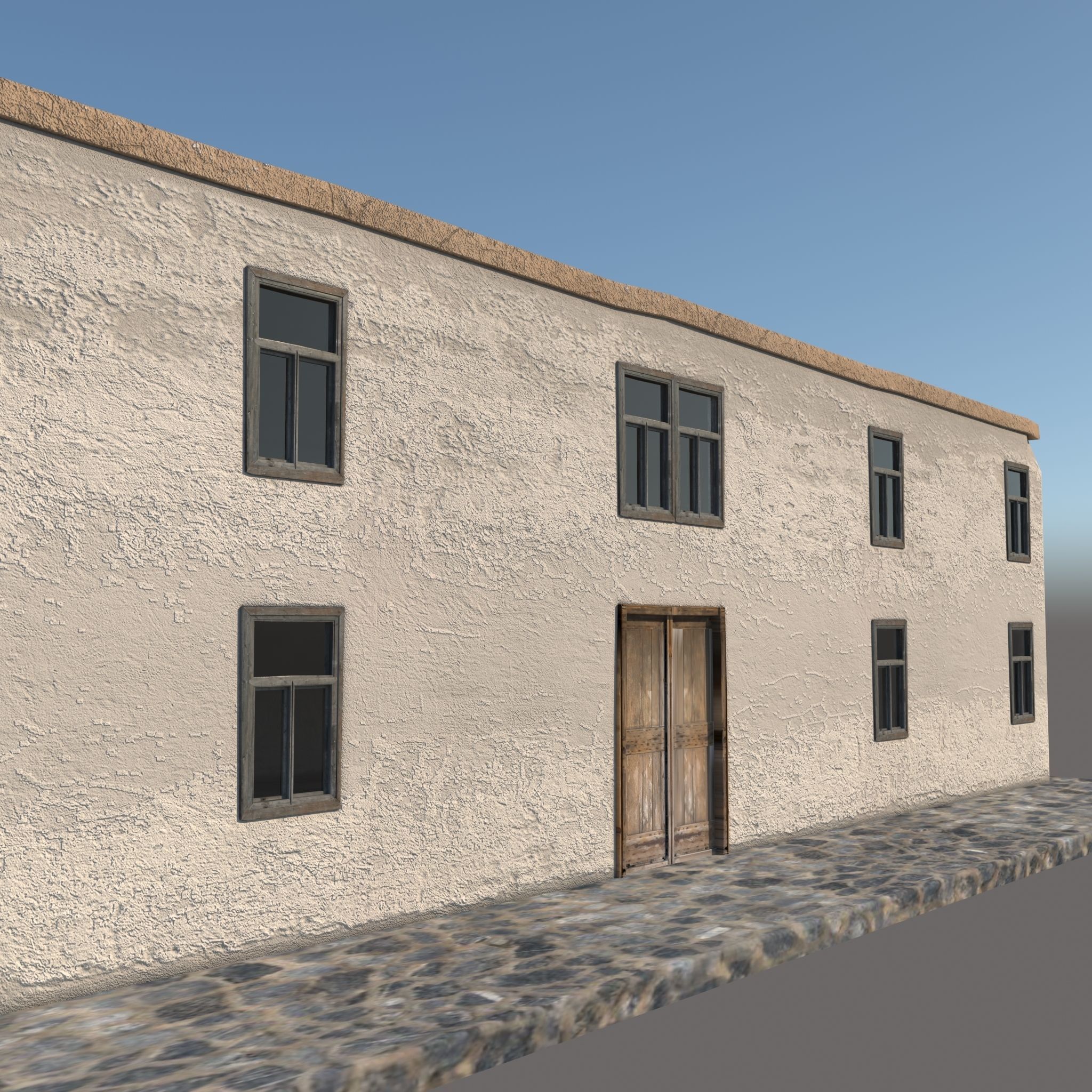 Old Structure v2 Low-poly 3D model_2