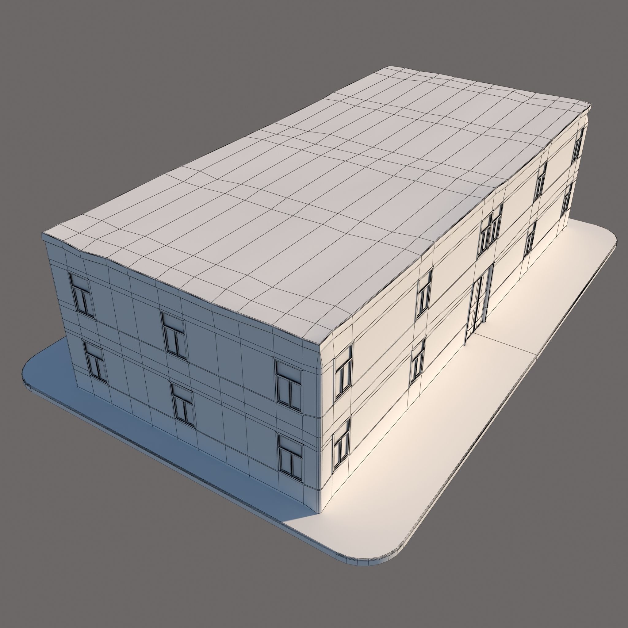 Old Structure v2 Low-poly 3D model_5