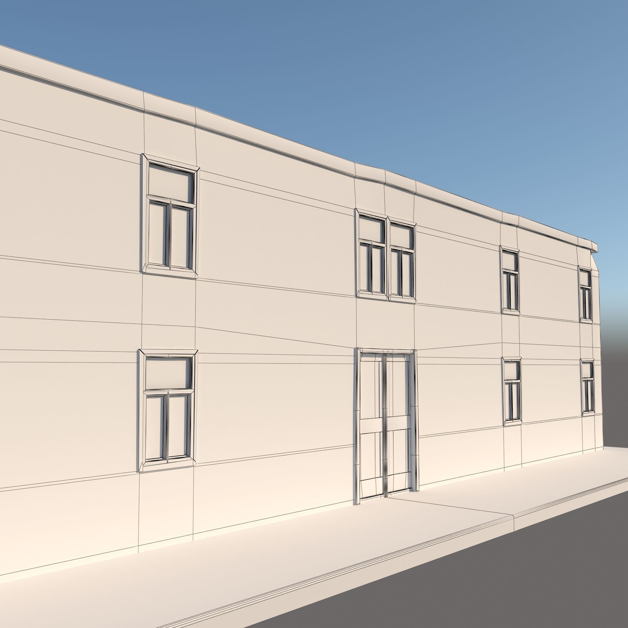 Old Structure v2 Low-poly 3D model_3