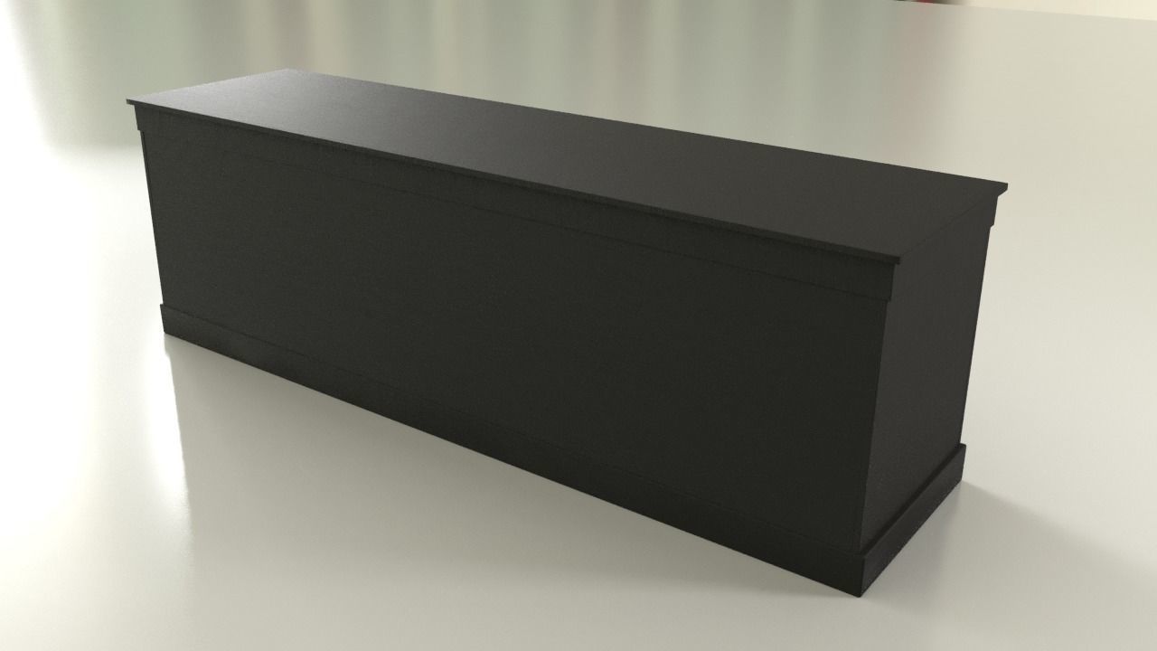 Television Unit Free low-poly 3D model_3