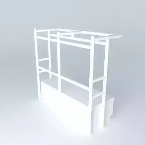 Clothes stand in bamboo