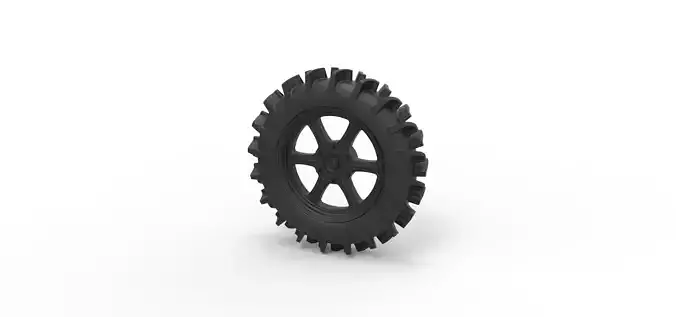 Offroad wheel 20 3D print model
