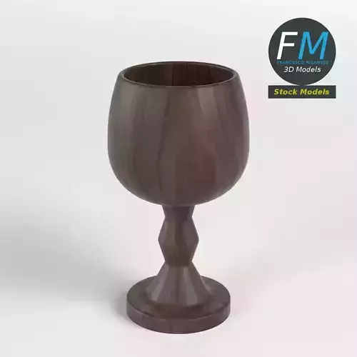 Wooden goblet
