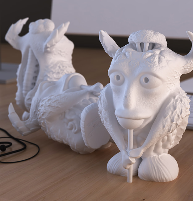 Stuffed Gargoyle 3D print model_1