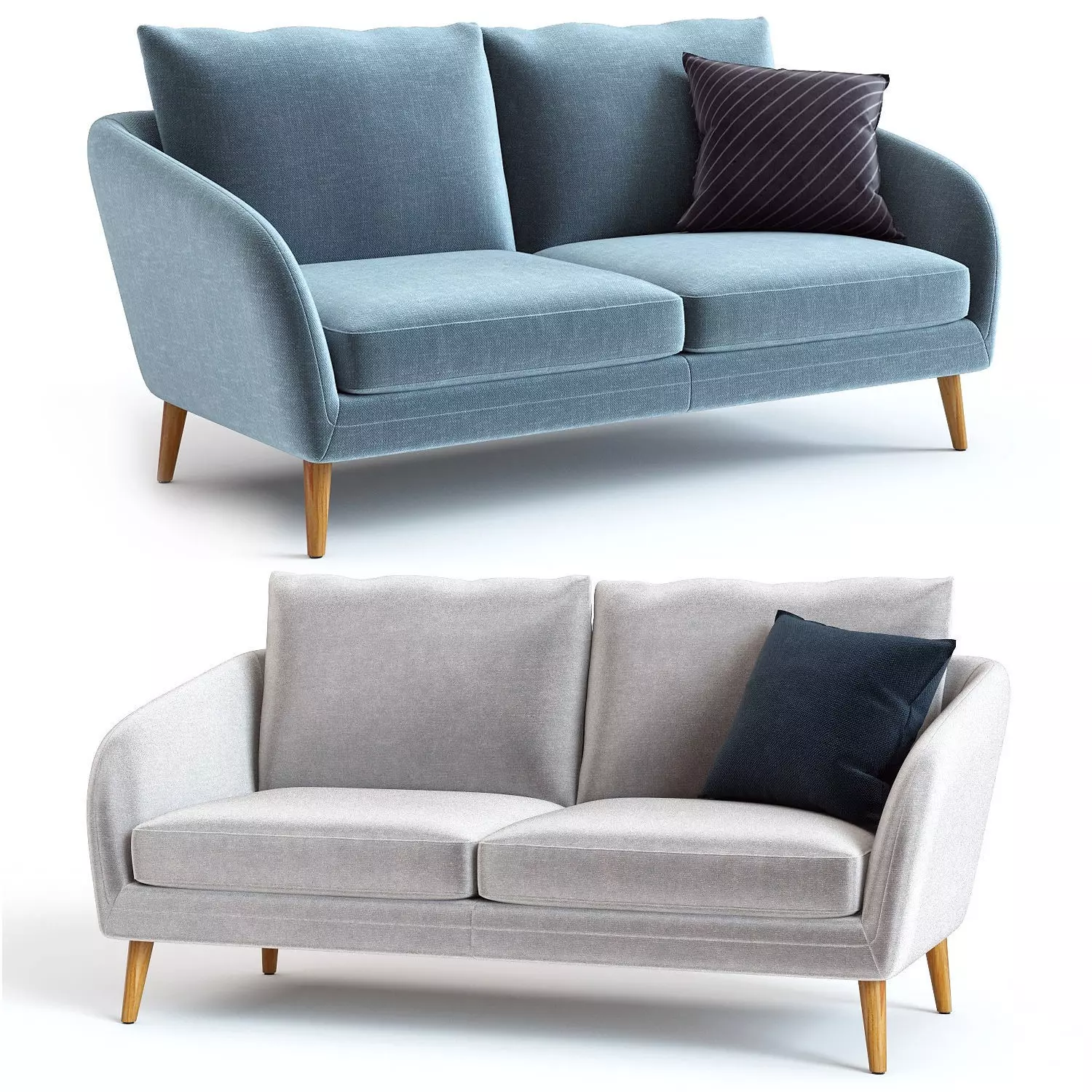 West Elm Hanna Sofa 3D model