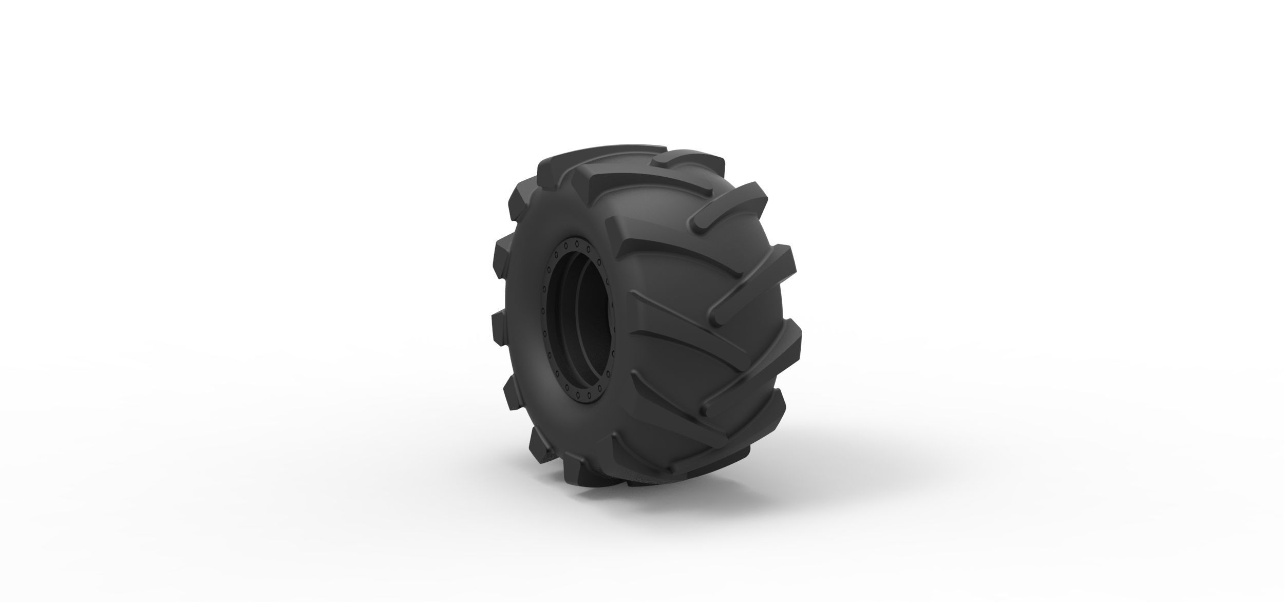 Offroad wheel 21 3D print model_1
