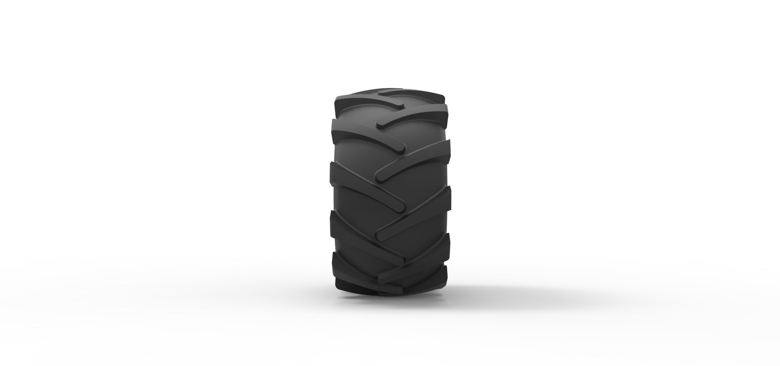 Offroad wheel 21 3D print model_2