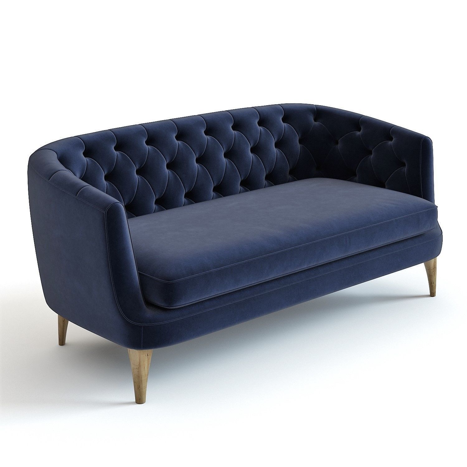 West Elm - Lola Sofa 3D model_6
