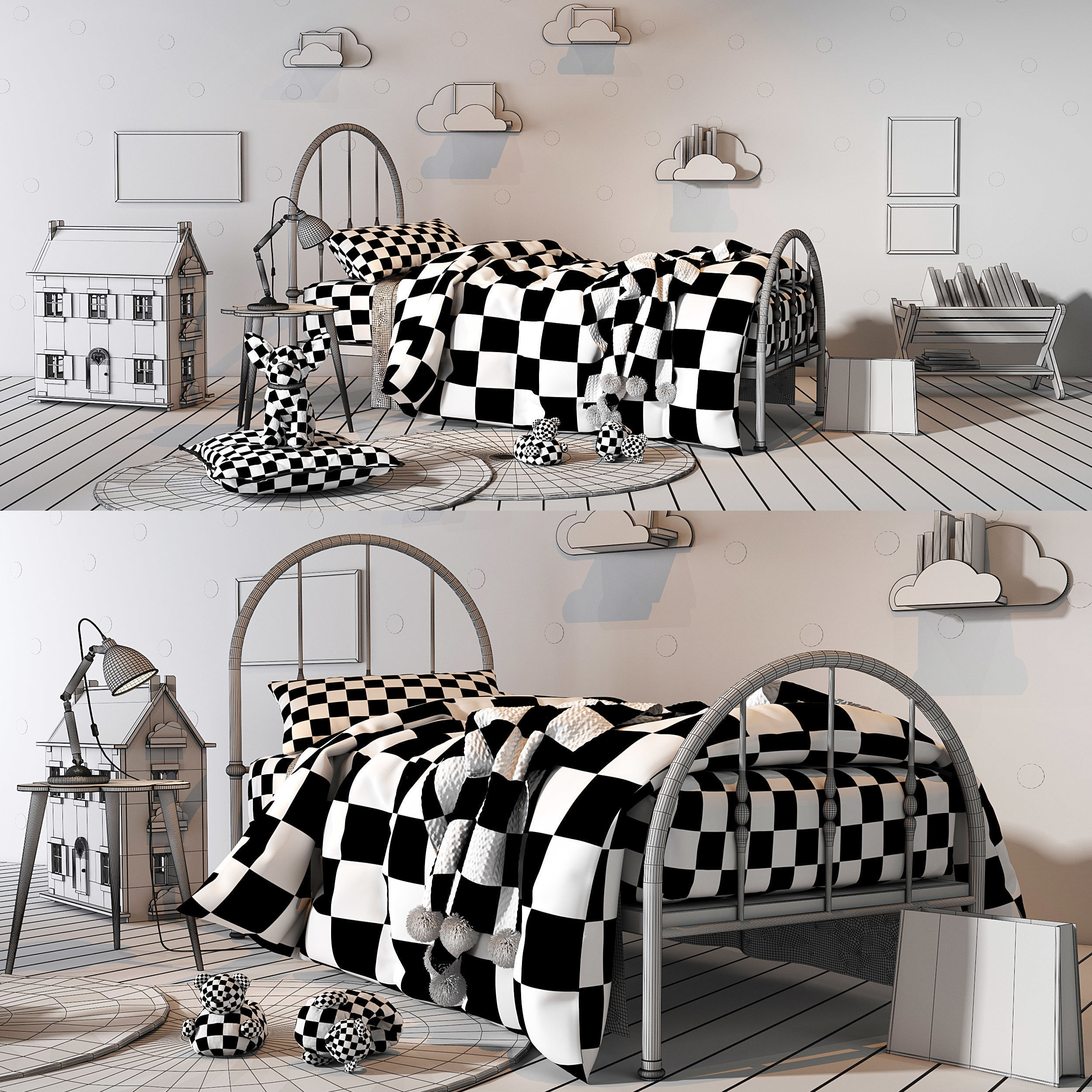 Children sets collection 3D model_33