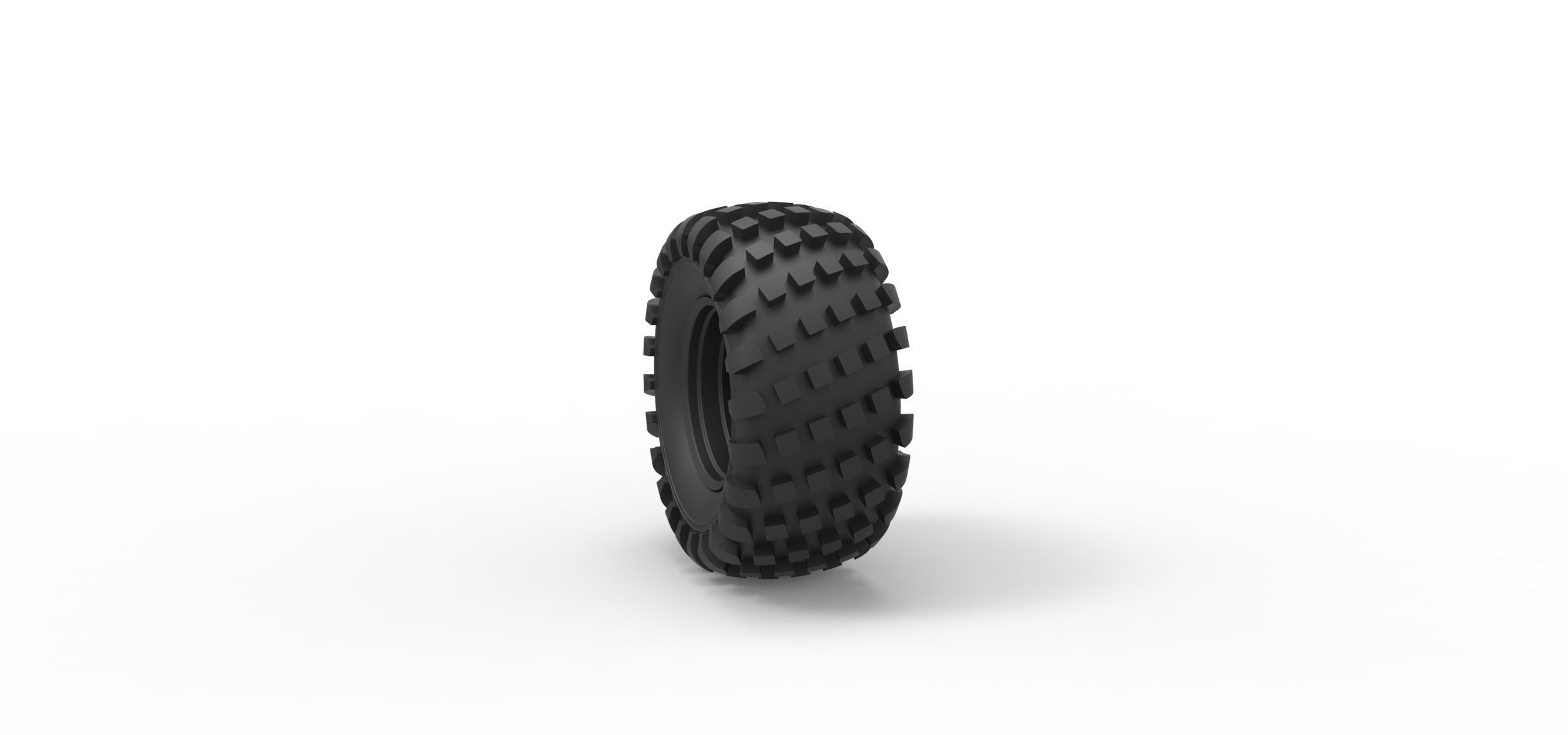 Offroad wheel 22 3D print model_1