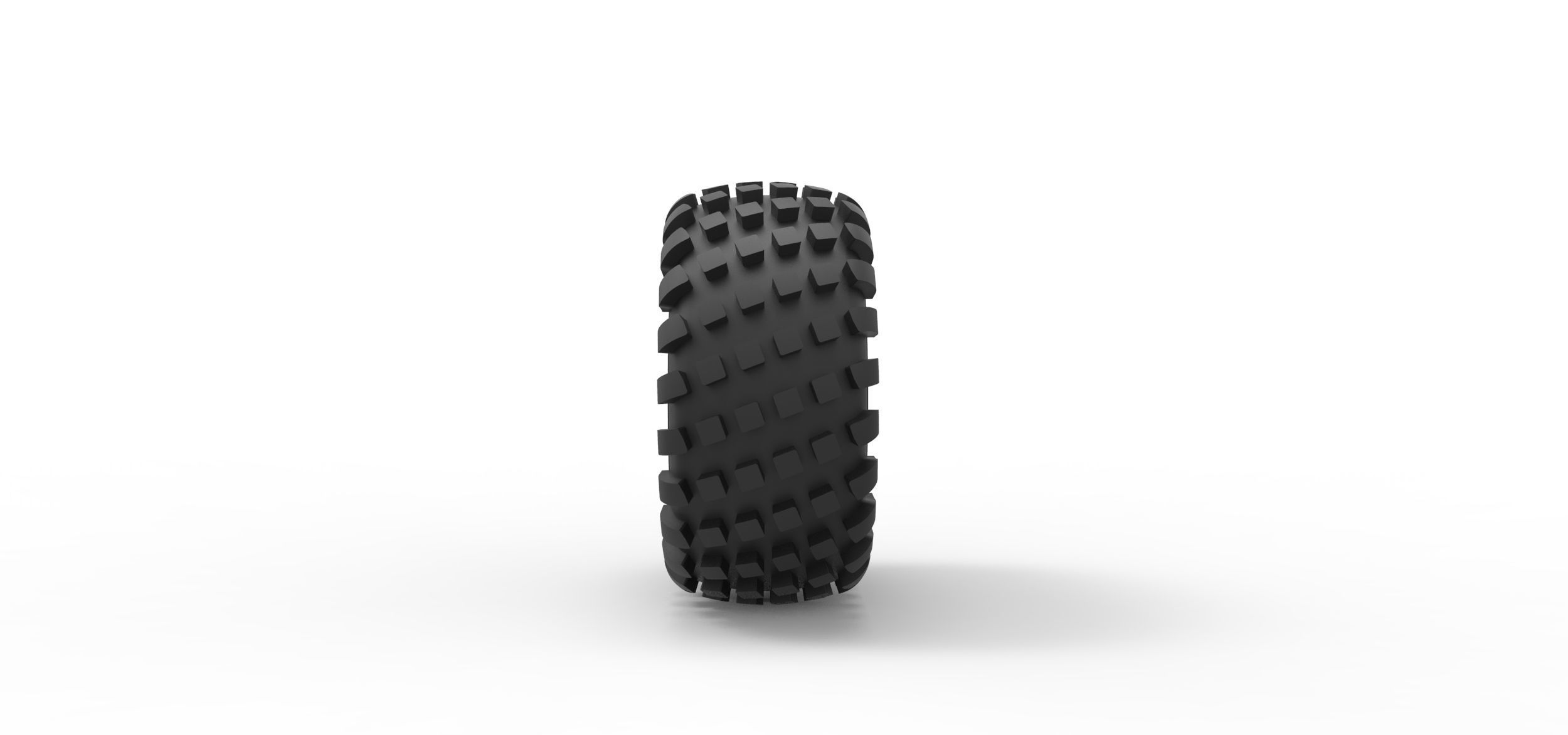Offroad wheel 22 3D print model_2