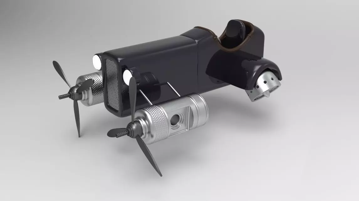 hover car 3D model_0