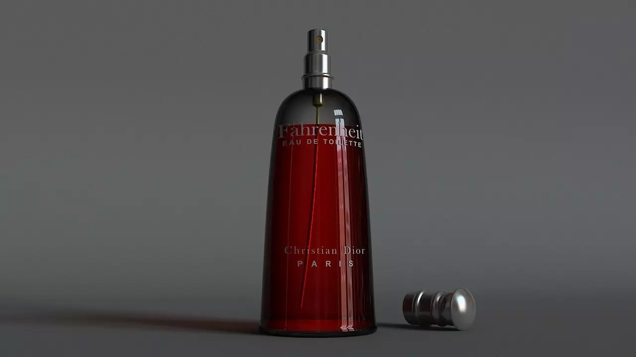 Dior fahrenheit perfume parfum bottle smell 3D model_0