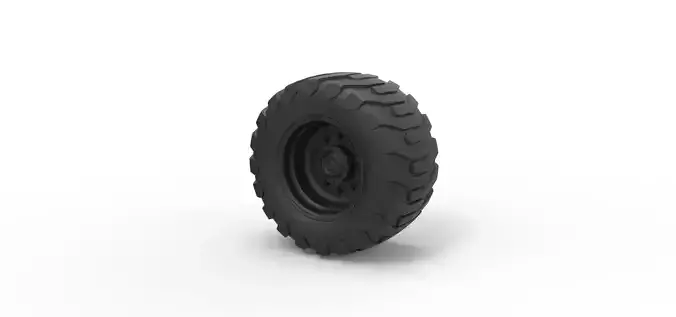  Offroad wheel 23 3D print model
