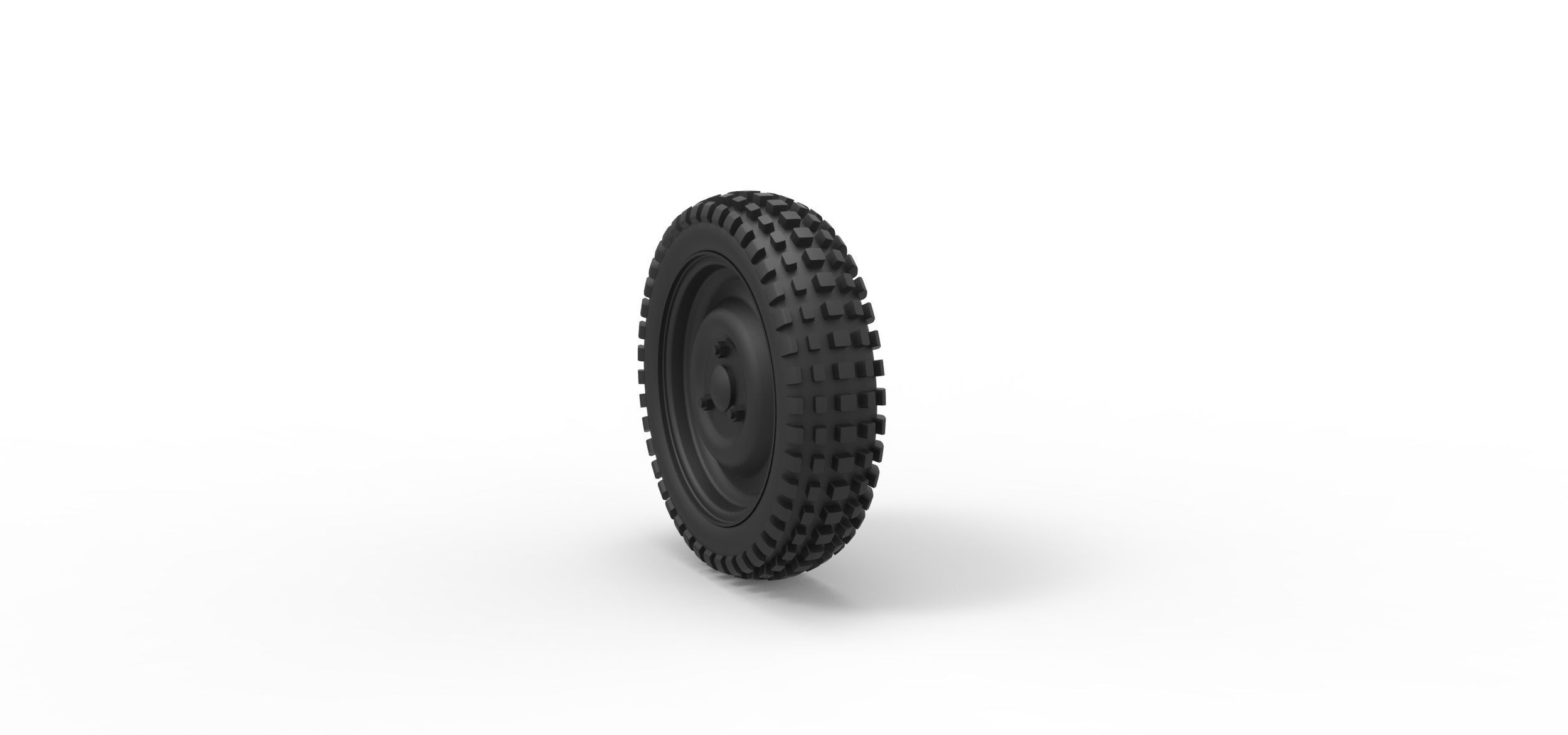  Offroad wheel 24 3D print model_1
