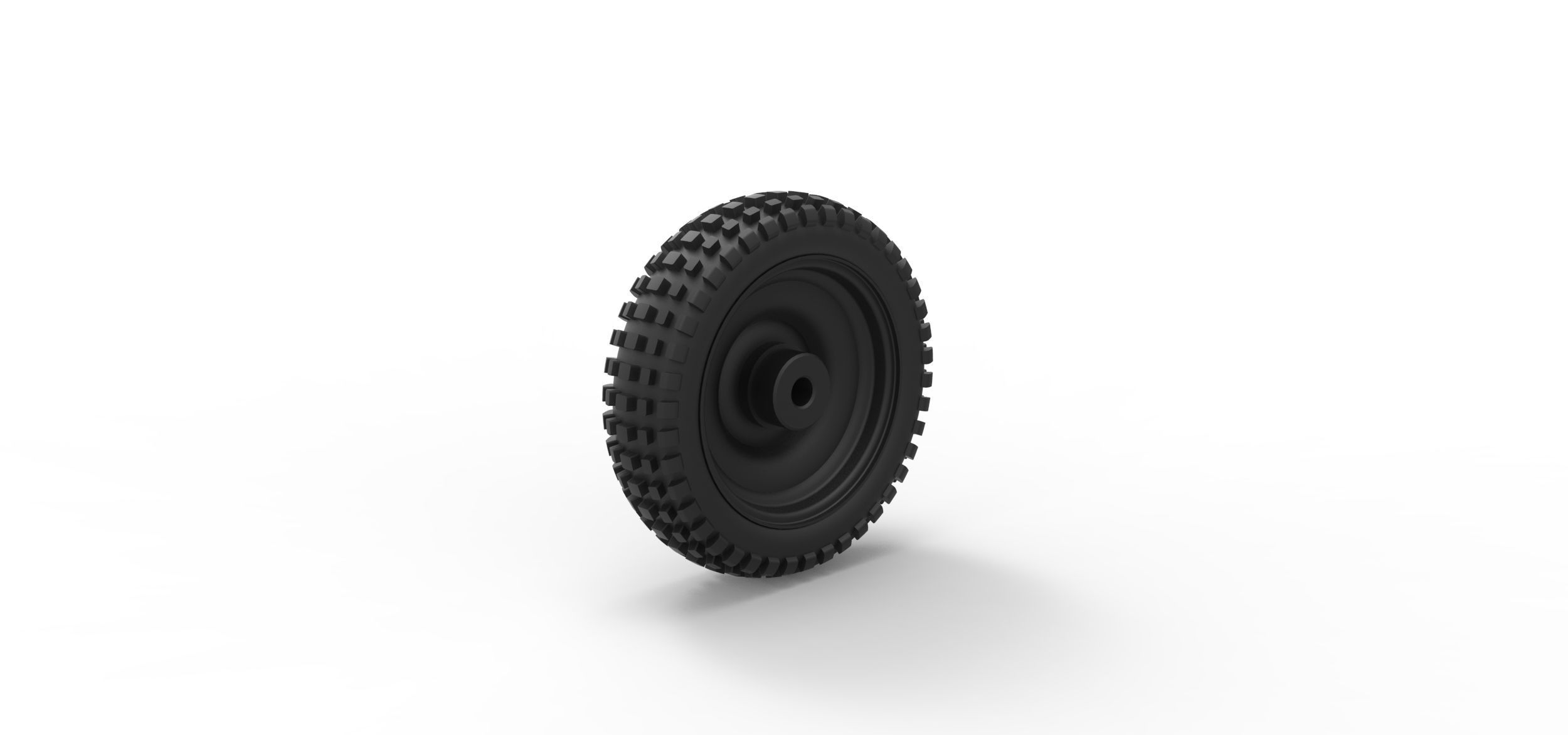  Offroad wheel 24 3D print model_3