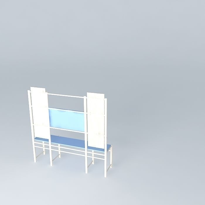 Entertainment console 3D model_1