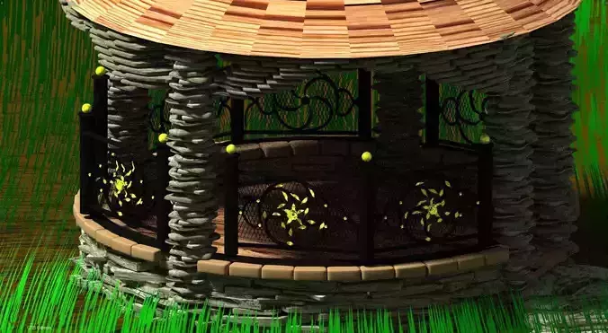 cottage or house arbor