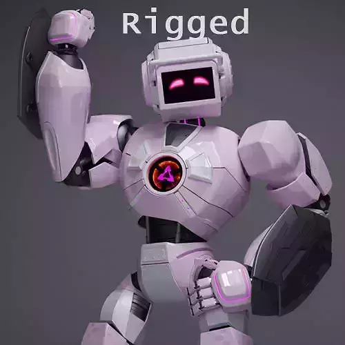 Girl Robot 3D model
