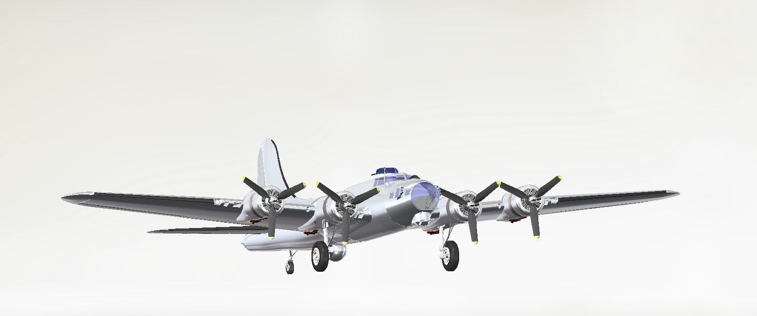 Boeing B-17G Flying Fortress 3D model_8