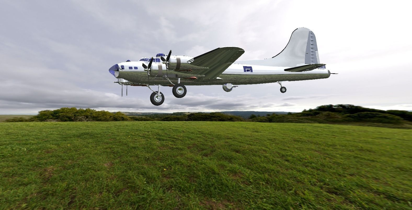 Boeing B-17G Flying Fortress 3D model_11