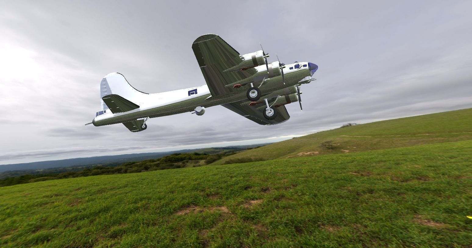 Boeing B-17G Flying Fortress 3D model_12