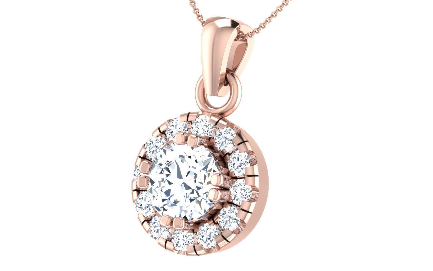 19 solitaire pendant earrings set 3dm stl details bulk 3D print model_27