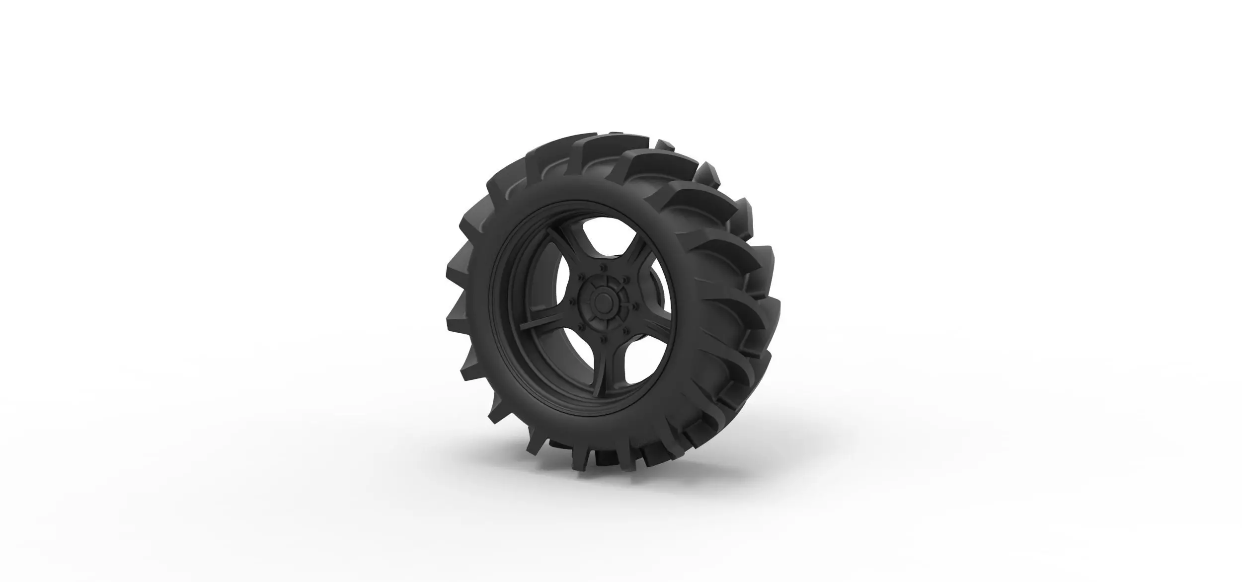  Offroad wheel 27 3D print model_0