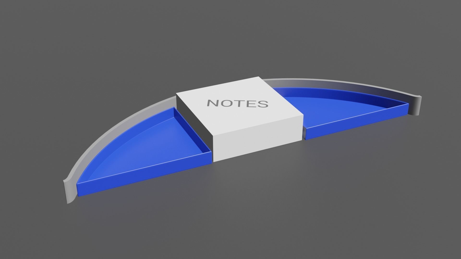 LG 29WK600 monitor stand tray 3D print model_3