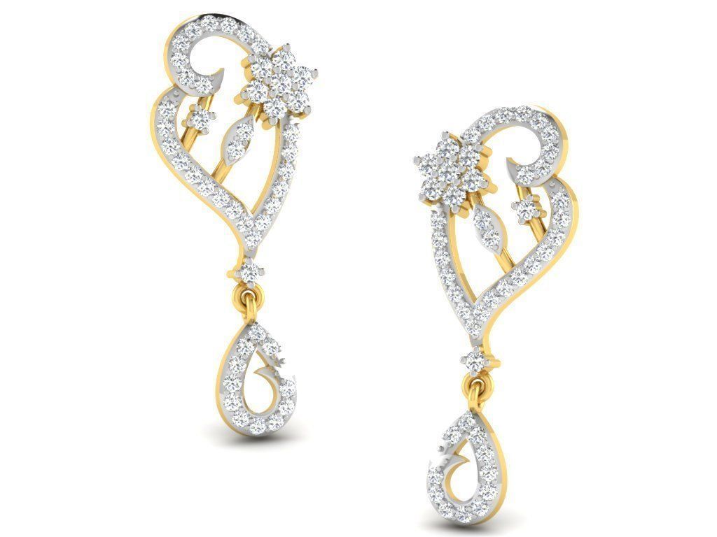 700 earrings 3dm cad render details bulk collection 3D print model_20