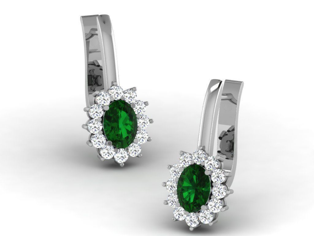 700 earrings 3dm cad render details bulk collection 3D print model_29