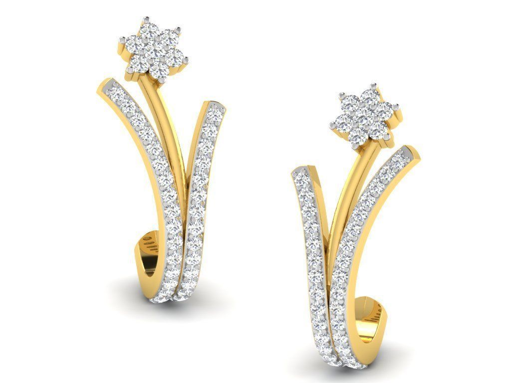 700 earrings 3dm cad render details bulk collection 3D print model_9