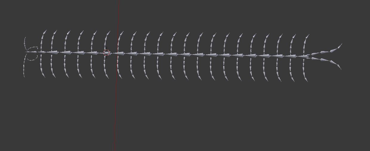 Centipede Riged Low-poly 3D model_4