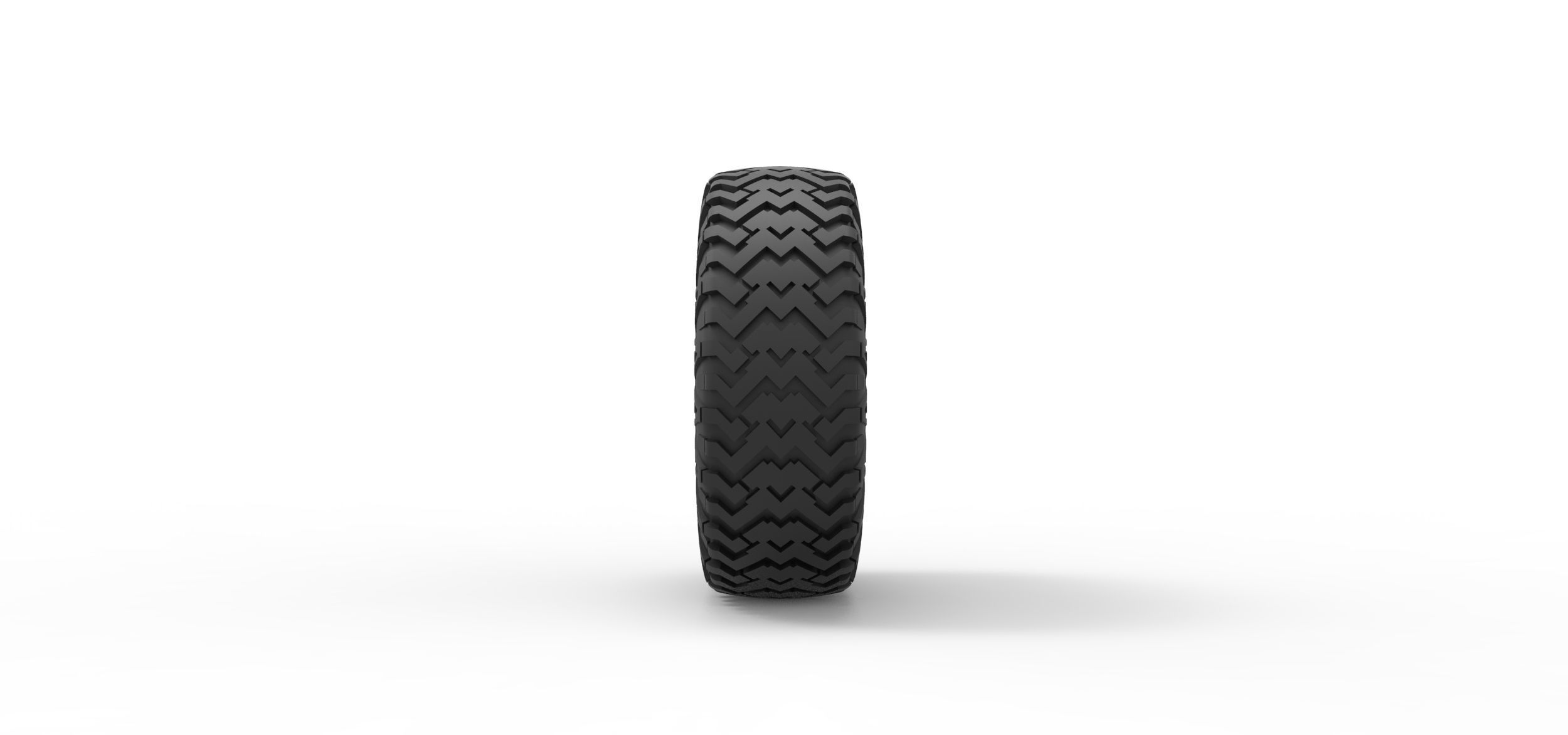 Offroad wheel 29 3D print model_2