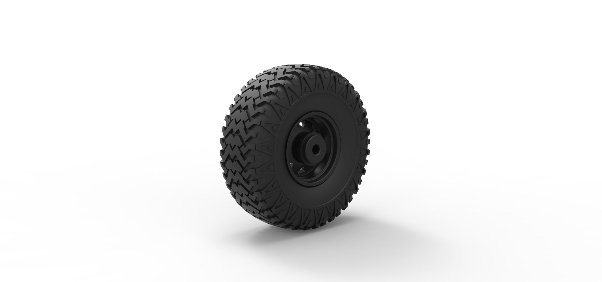 Offroad wheel 29 3D print model_3