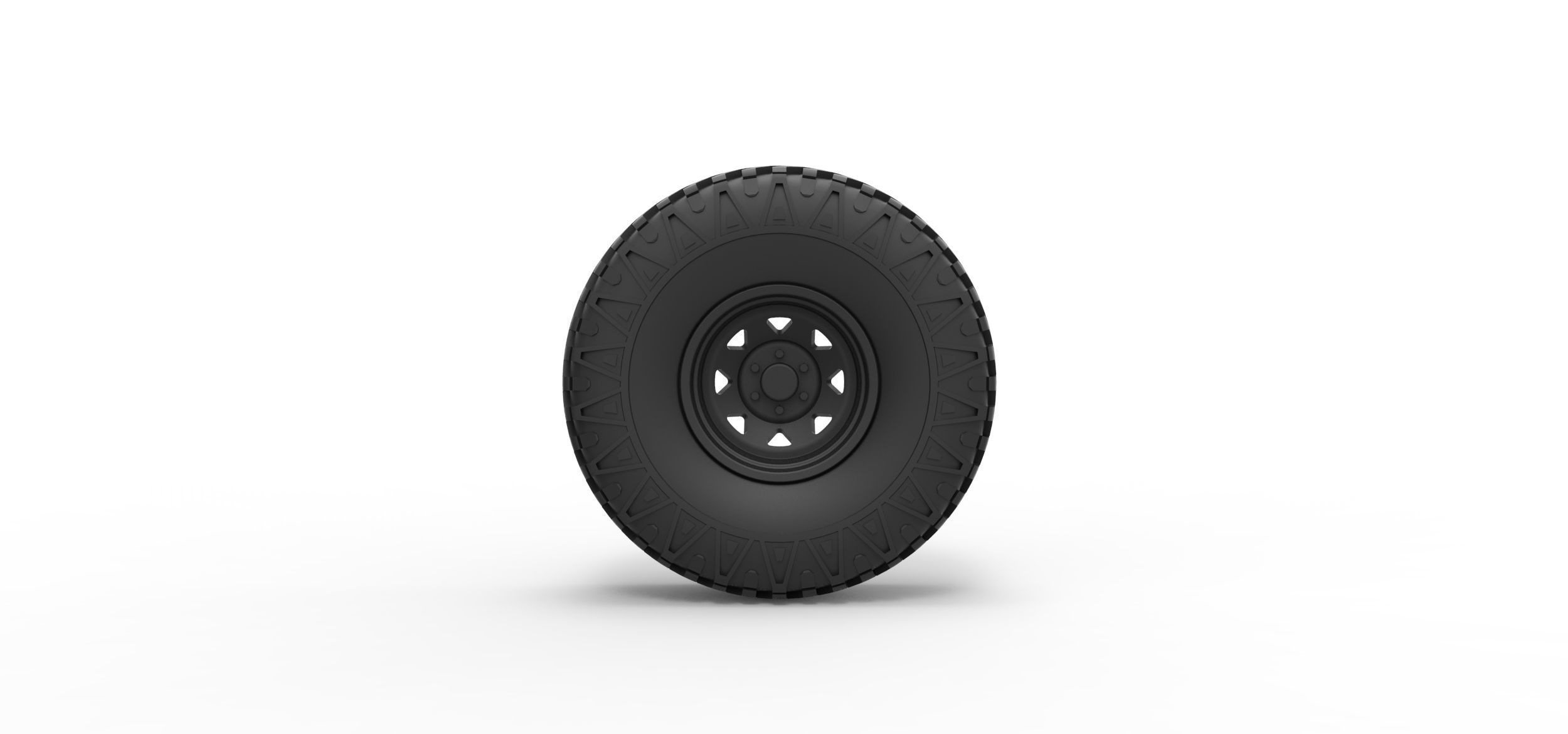 Offroad wheel 29 3D print model_4