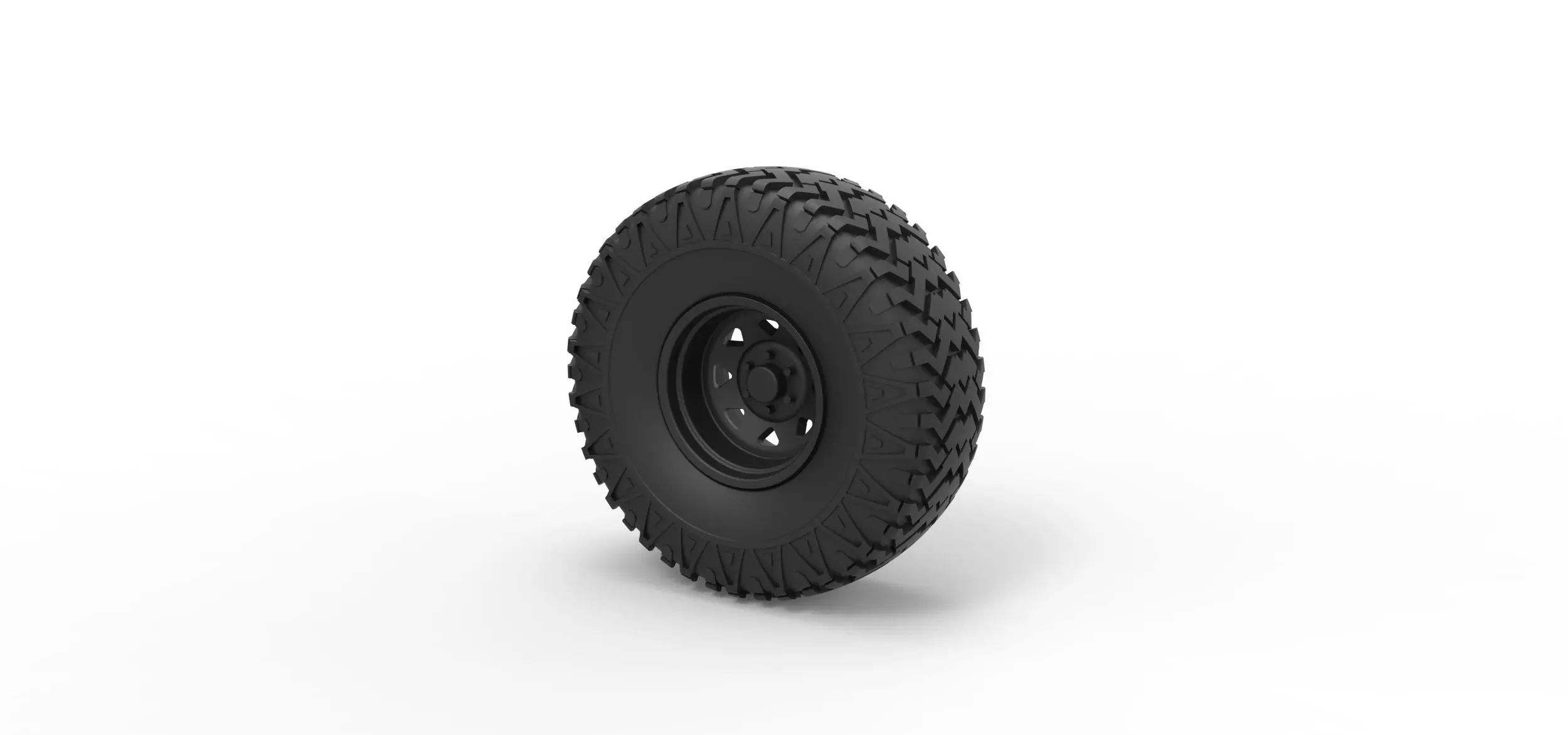Offroad wheel 29 3D print model_0
