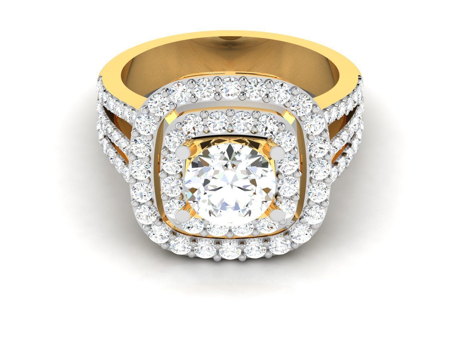 180 Solitaire Engagement Wedding Ring cad 3 rneder details 3D print model_102