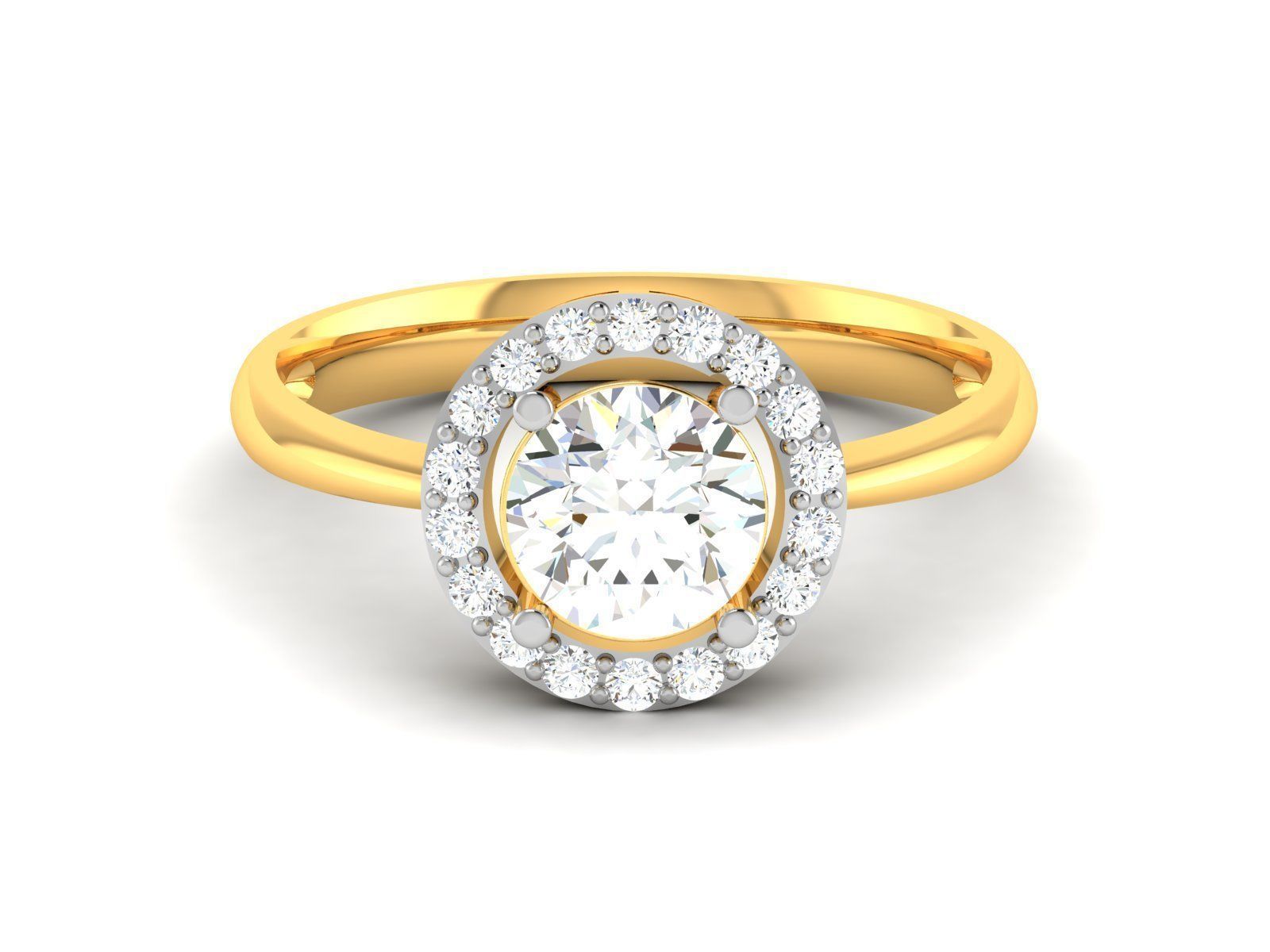 180 Solitaire Engagement Wedding Ring cad 3 rneder details 3D print model_91