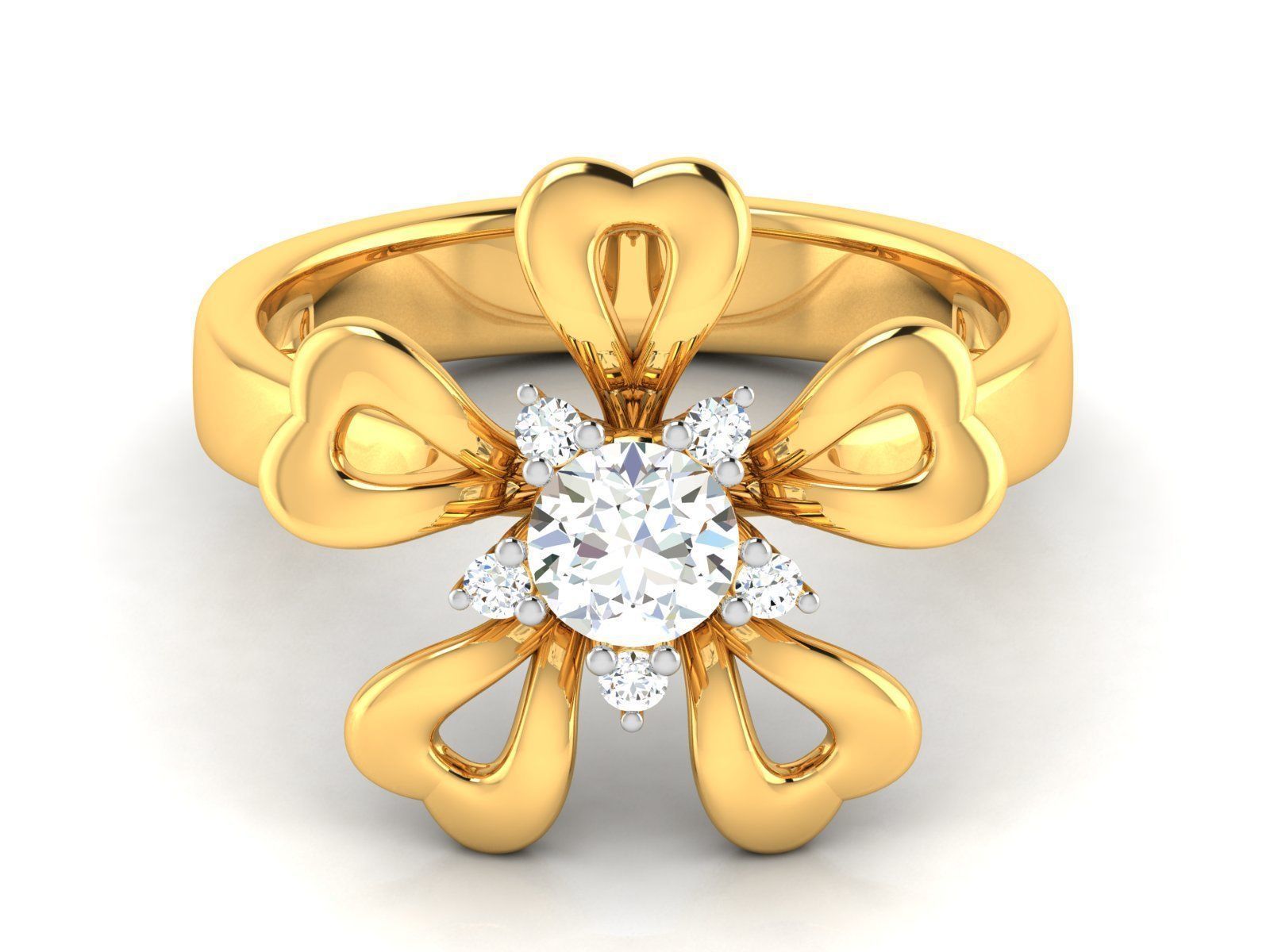 180 Solitaire Engagement Wedding Ring cad 3 rneder details 3D print model_10