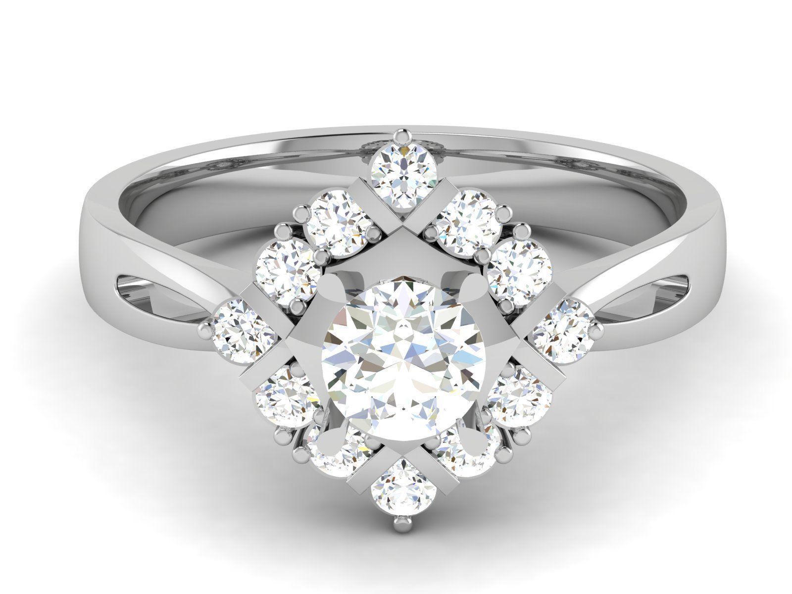 180 Solitaire Engagement Wedding Ring cad 3 rneder details 3D print model_97