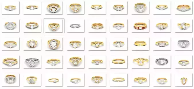 180 Solitaire Engagement Wedding Ring cad 3 rneder details 3D print model