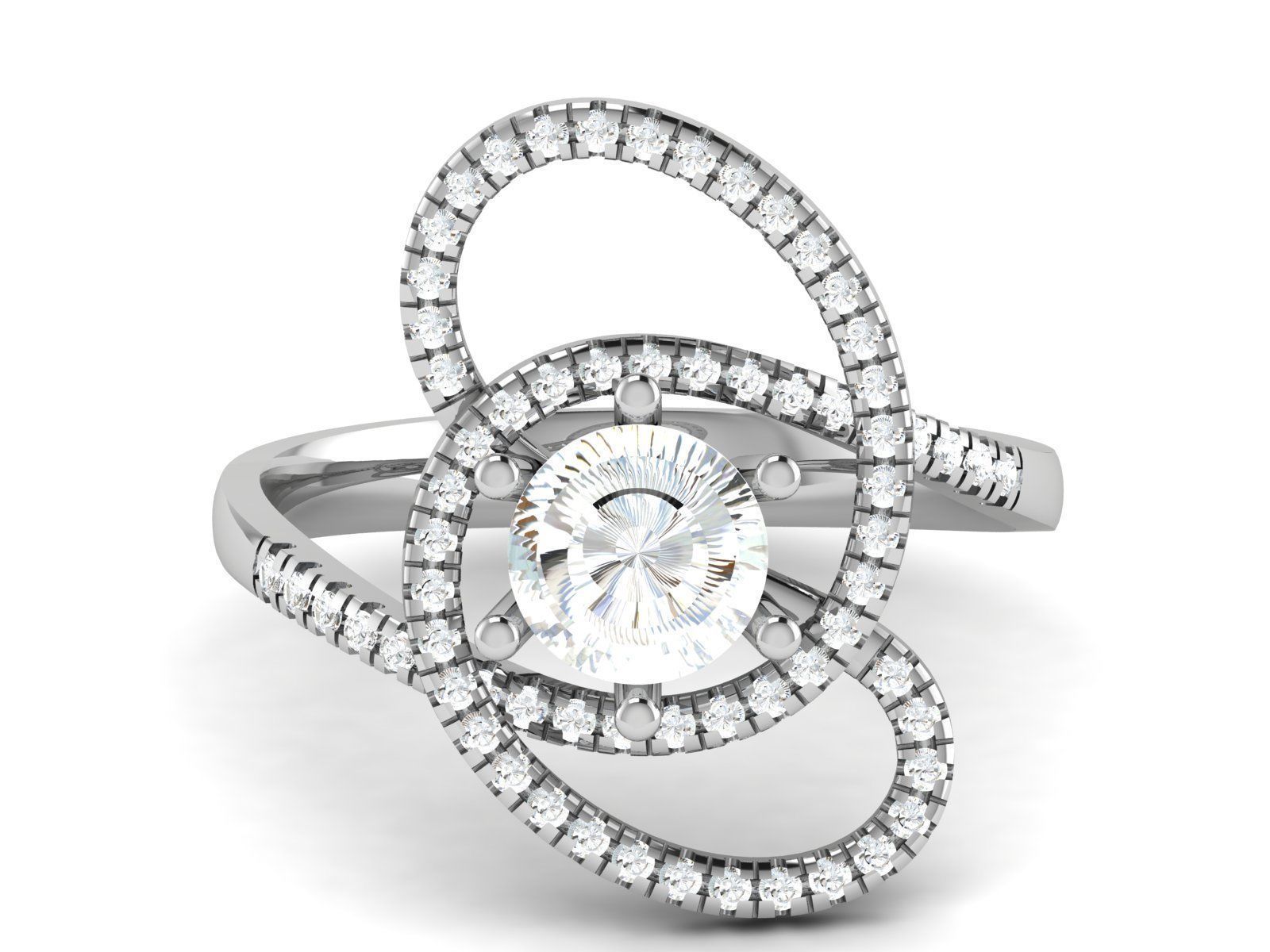 180 Solitaire Engagement Wedding Ring cad 3 rneder details 3D print model_17