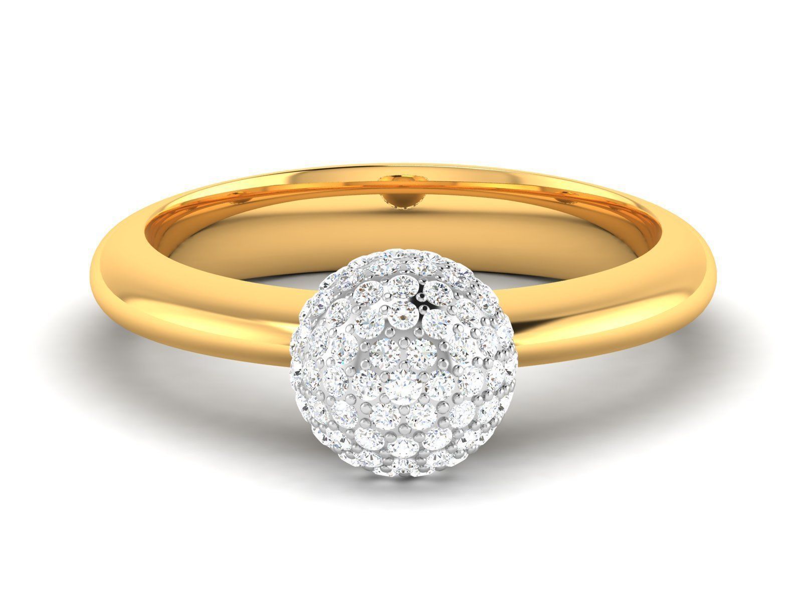 180 Solitaire Engagement Wedding Ring cad 3 rneder details 3D print model_73