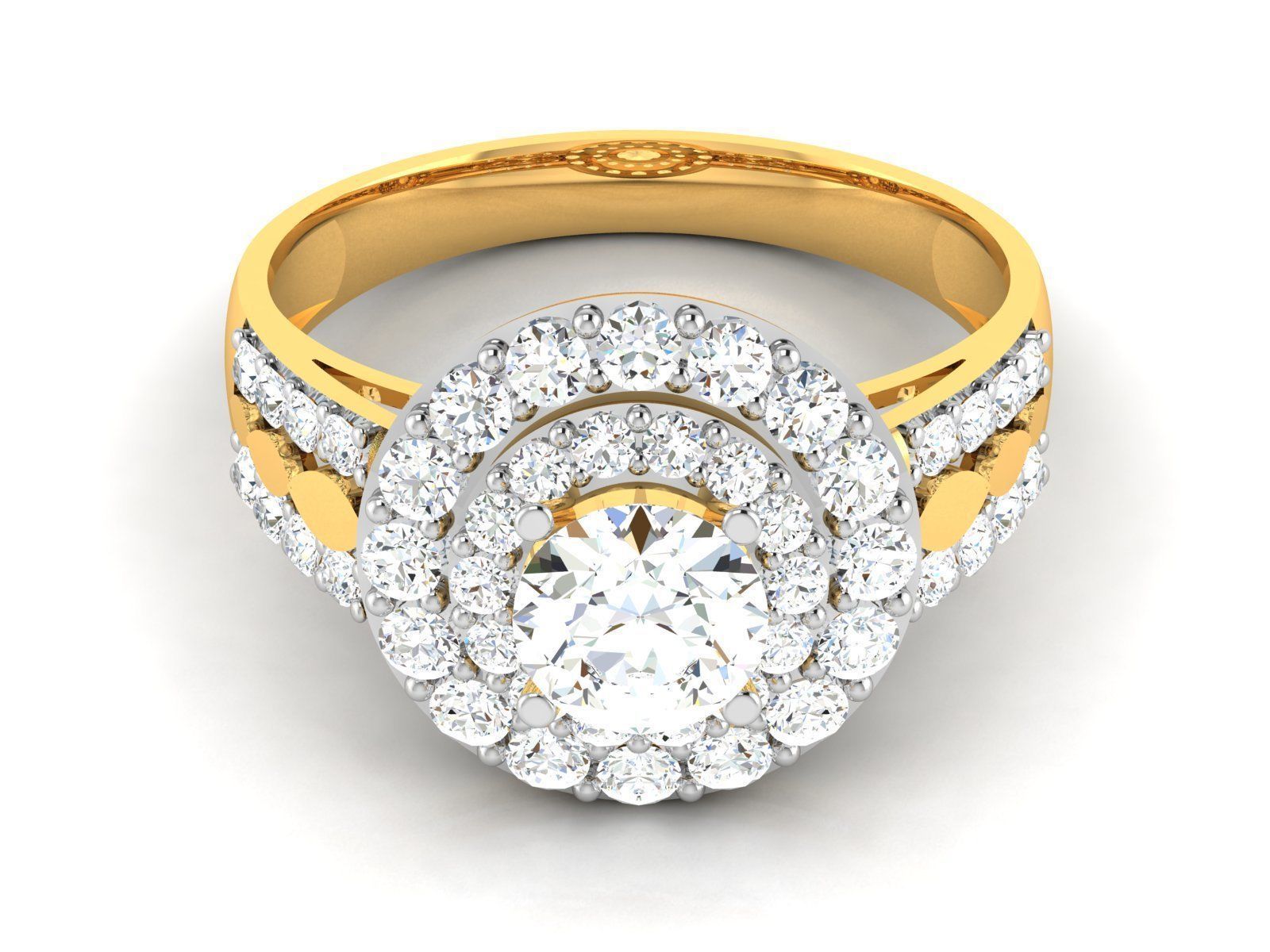 180 Solitaire Engagement Wedding Ring cad 3 rneder details 3D print model_74